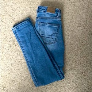 American Eagle high rise mom jeans